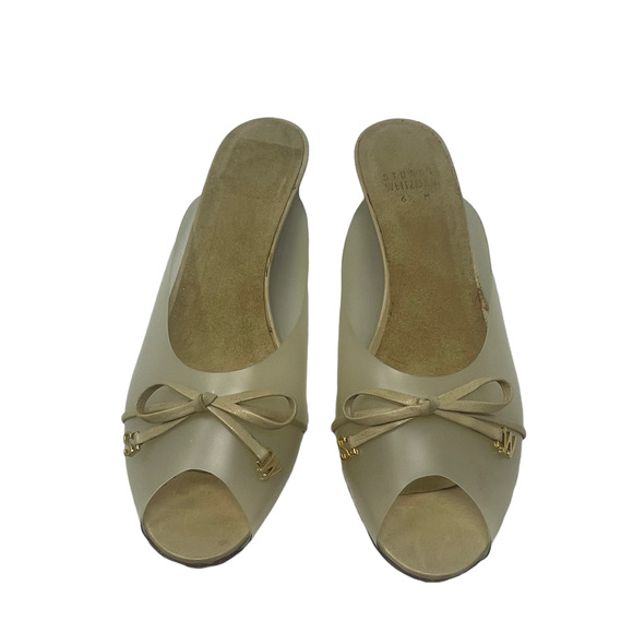 Stuart Weitzman Translucent Jelly Open Toe Sandal Wedges Womens 6 - Picture 2 of 9